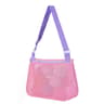 Kids Mesh Beach Bag With Drawstring Shoulder Strap For Toys And Shells 0