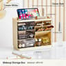 Spacious Makeup Organizer With Drawers And Cosmetic Storage Display Case 7