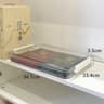 Clear Acrylic A4 File Organizer Box With Dust Proof Desktop Document Storage 5