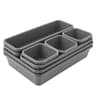 8 Piece Modular Drawer Organizer Set For Makeup Kitchen Bathroom And Office Storage 0