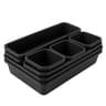 8 Piece Modular Drawer Organizer Set For Makeup Kitchen Bathroom And Office Storage 8