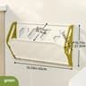 Wall Mounted Folding Shoe Rack No Drill Space Saving Shoe Organizer 8