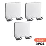 Punch Free Wall Mounted Razor Holder Space Saving Bathroom Shaver Organizer 15