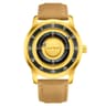 Magnetic Scrolling Pointer Mens Quartz Watch With Green Silicone Strap 10