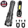 Mini Rechargeable LED Flashlight With COB XPE Light Zoomable Focus And Pen Clip 12