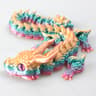 3D Printed Articulated Dragon Fidget Toy Flexible Movable Desk Ornament 13