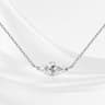 Marquise Cut Moissanite Necklace 925 Sterling Silver Gemstone Pendant For Women 7