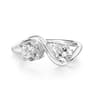 Moissanite Engagement Ring For Women 925 Sterling Silver Gold Plated Bridal Ring 7