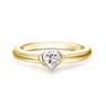 Heart Cut Moissanite Engagement Ring In 925 Sterling Silver 8