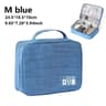 Waterproof Travel Cable Organizer Bag With Double Layer Tech Storage Case 19