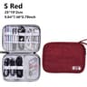 Waterproof Travel Cable Organizer Bag With Double Layer Tech Storage Case 22