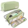 3 Compartment Large Capacity Pencil Case Stationery Organizer Pouch 8