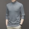 Mens Mock Neck Sweater Soft Warm Long Sleeve Pullover 12