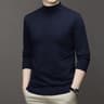 Mens Mock Neck Sweater Soft Warm Long Sleeve Pullover 11