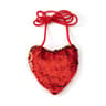 Heart Shape Sequin Purse For Girls Mini Kids Shoulder Bag 9