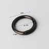 Round Spring Ring Clasp Zinc Alloy Bag Strap Connector And Purse Repair Ring 19