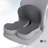 Ergonomic Memory Foam Seat Cushion With Back Support For Office And Study Chairs 0