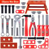 Kids Tool Set With Electric Toy Drill Pretend Play Construction Kit 7