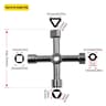 4 In 1 Utility Cabinet Key Wrench Water Meter Valve Tool And Screwdriver 12