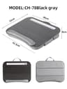 Adjustable Laptop Lap Desk With Cushion Tablet Phone Slot And Nap Pillow 7