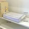 Transparent A4 Document Storage Box Stackable Desktop File Organizer With Lid 7