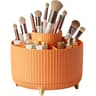 360 Degree Rotating Makeup Brush Holder 5 Slot Vanity Organizer Desktop Cosmetic Storage 0