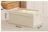 Large Foldable Storage Box With Clear Window Oxford Cloth Closet Organizer 8