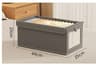 Large Foldable Storage Box With Clear Window Oxford Cloth Closet Organizer 9