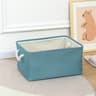 Foldable Storage Basket Linen Fabric Storage Bin With Handles For Closet Toys Laundry 7