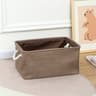 Foldable Storage Basket Linen Fabric Storage Bin With Handles For Closet Toys Laundry 9