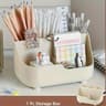 Large Capacity Desk Organizer 5 Compartment Stationery Storage Box 7