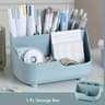 Large Capacity Desk Organizer 5 Compartment Stationery Storage Box 8
