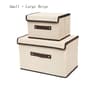 Foldable Clothing Storage Organizer Dustproof Non Woven Closet Box 9