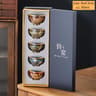 5 Piece Ceramic Tea Cup Set Kiln Change Zen Teacups With Gift Box 6