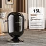 Touch Free Stainless Steel Trash Can With Floating Lid And Large Capacity Tall Design 6
