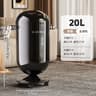 Touch Free Stainless Steel Trash Can With Floating Lid And Large Capacity Tall Design 9