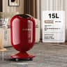 Touch Free Stainless Steel Trash Can With Floating Lid And Large Capacity Tall Design 13