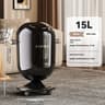 Touch Free Stainless Steel Trash Can With Floating Lid And Large Capacity Tall Design 15