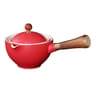 160ml Ceramic Teapot With Rotating Infuser And Wooden Side Handle For Gongfu Tea 10