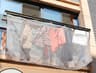 AntiDrop Mesh Balcony Clothes Drying Cover With Telescopic HighRise Design 7