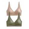 2 Pack Seamless Wireless Push Up Bras With Soft Padding And Adjustable Straps 7