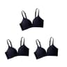 3 Pack Seamless Wire Free Push Up Bras With Padded 34 Cups 9
