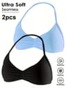 Womens High Support Lace Up Sports Bra Seamless Nylon Yoga Gym Top 14