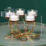 Metal Candlestick Holder Multi Head Candle Stand For Table And Home Decoration 8