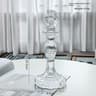 Clear Glass Pillar Candle Holder For Dining Table And Home Decor 7