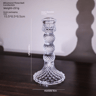 Clear Glass Pillar Candle Holder For Dining Table And Home Decor 11