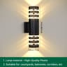 E27 Outdoor Wall Light With Borosilicate Glass Diffuser And Polished Chrome Finish 8