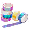 6Piece Gradient Color Adhesive Tape Set For DIY Crafts And Gift Wrapping 0