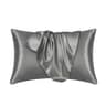 Silky Satin Pillowcase Polyester Cotton Solid Pillow Cover For Standard And Queen Pillows 13