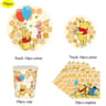 Cartoon Bear Birthday Party Tableware And Decoration Set 13